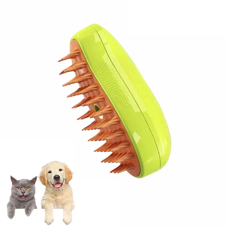 Cat Dog Steamy Brush Steam Brush Electric Sprayer for Massage Pet Grooming tool Shedding 3 in 1 Electric Sprays Massage Combs